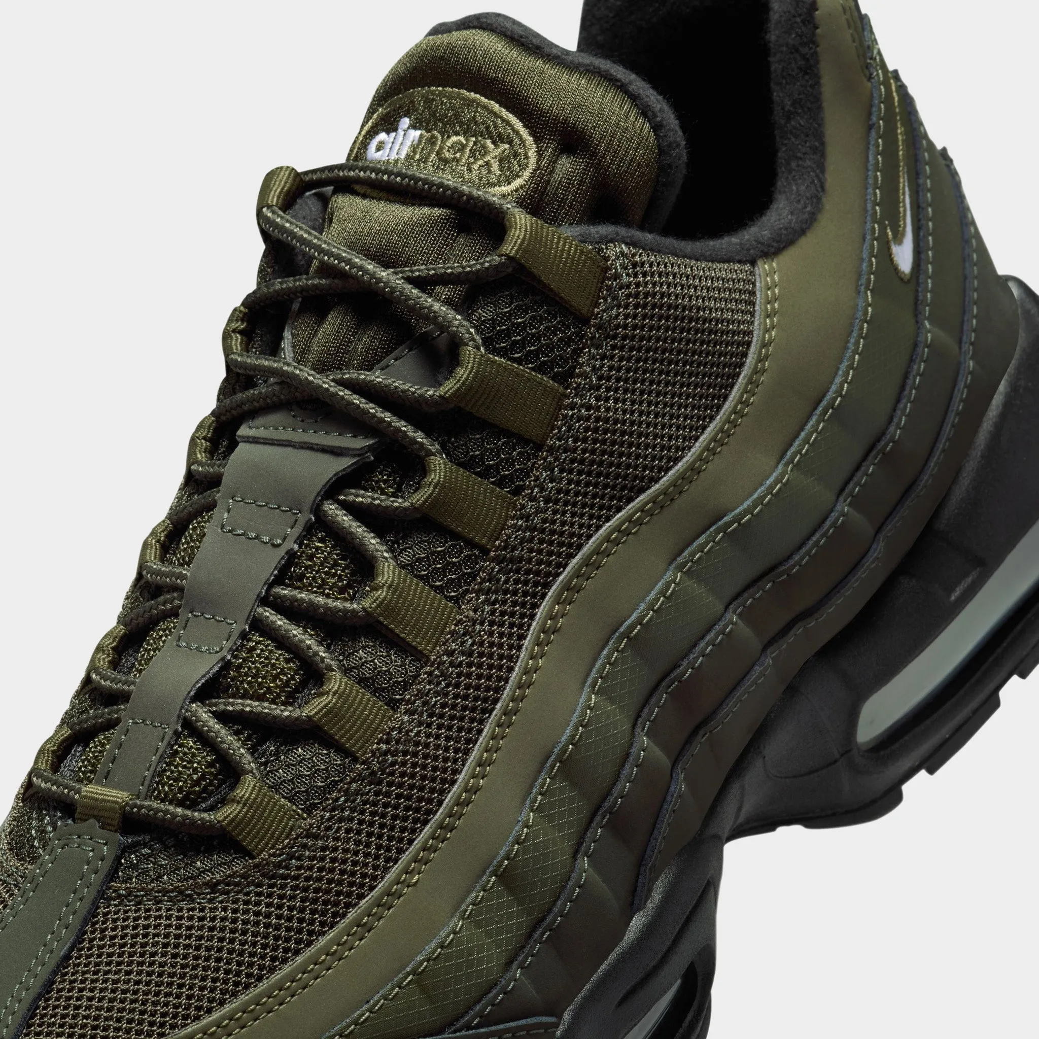 Nike Air Max 95 Sequoia / White - Cargo Khaki Wide Base