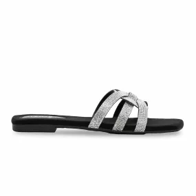 All Purpose Wellness Step Black Fancy Slipper FN7880