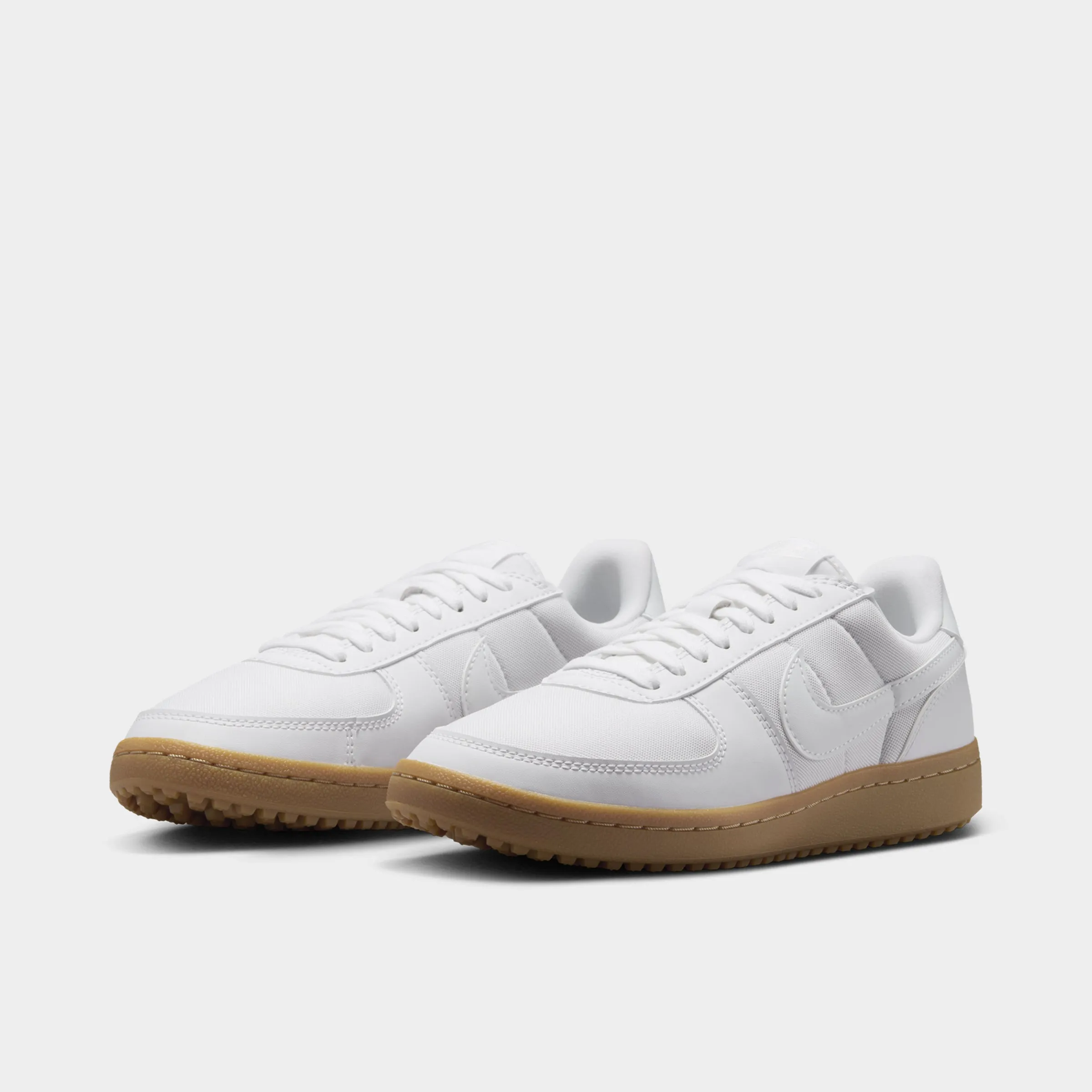 Nike Women's Field General White / Summit White - Light Gum Brown Ultra Lightweight Frame