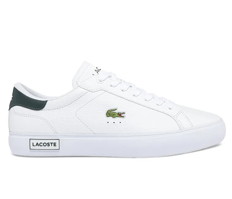 Men's Lacoste Powercourt 0721 2 SMA (White/Dark Green) Impact Dispersing Structure