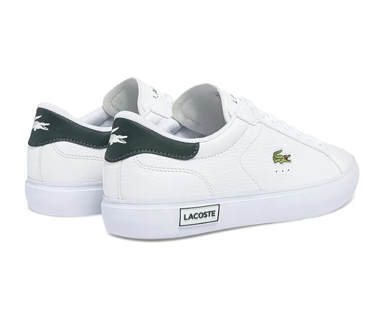 Urban Routine All Surface Traction Men's Lacoste Powercourt 0721 2 SMA (White/Dark Green)