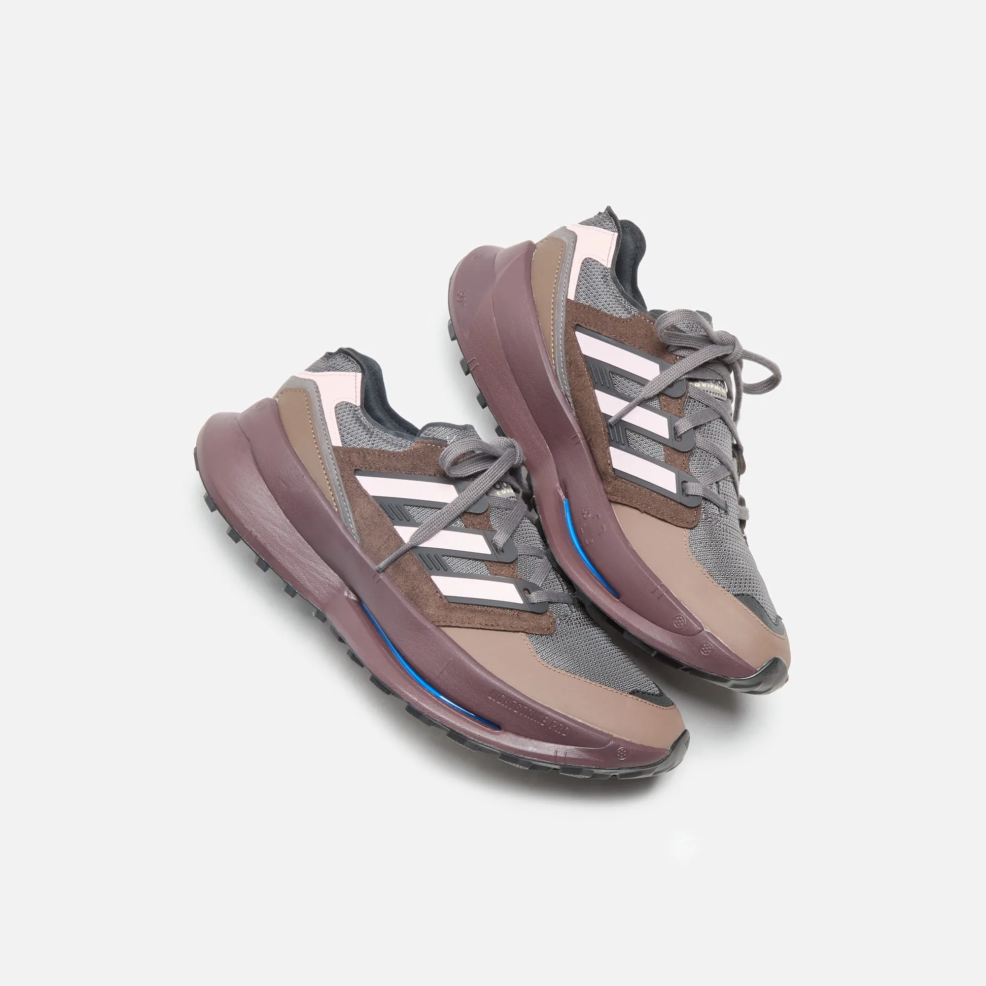 adidas Equipment Agravic - Charcoal / Sandy Pink / Brown Everyday Comfort Reinforced Eyelets Design