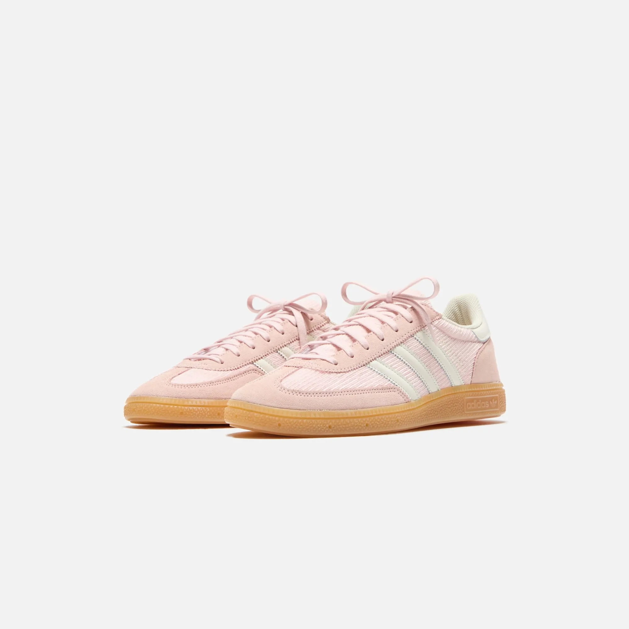 Stitch Free Uppers Balanced Arch adidas WMNS Handball Spezial - Sandy Pink / Off White / Gum