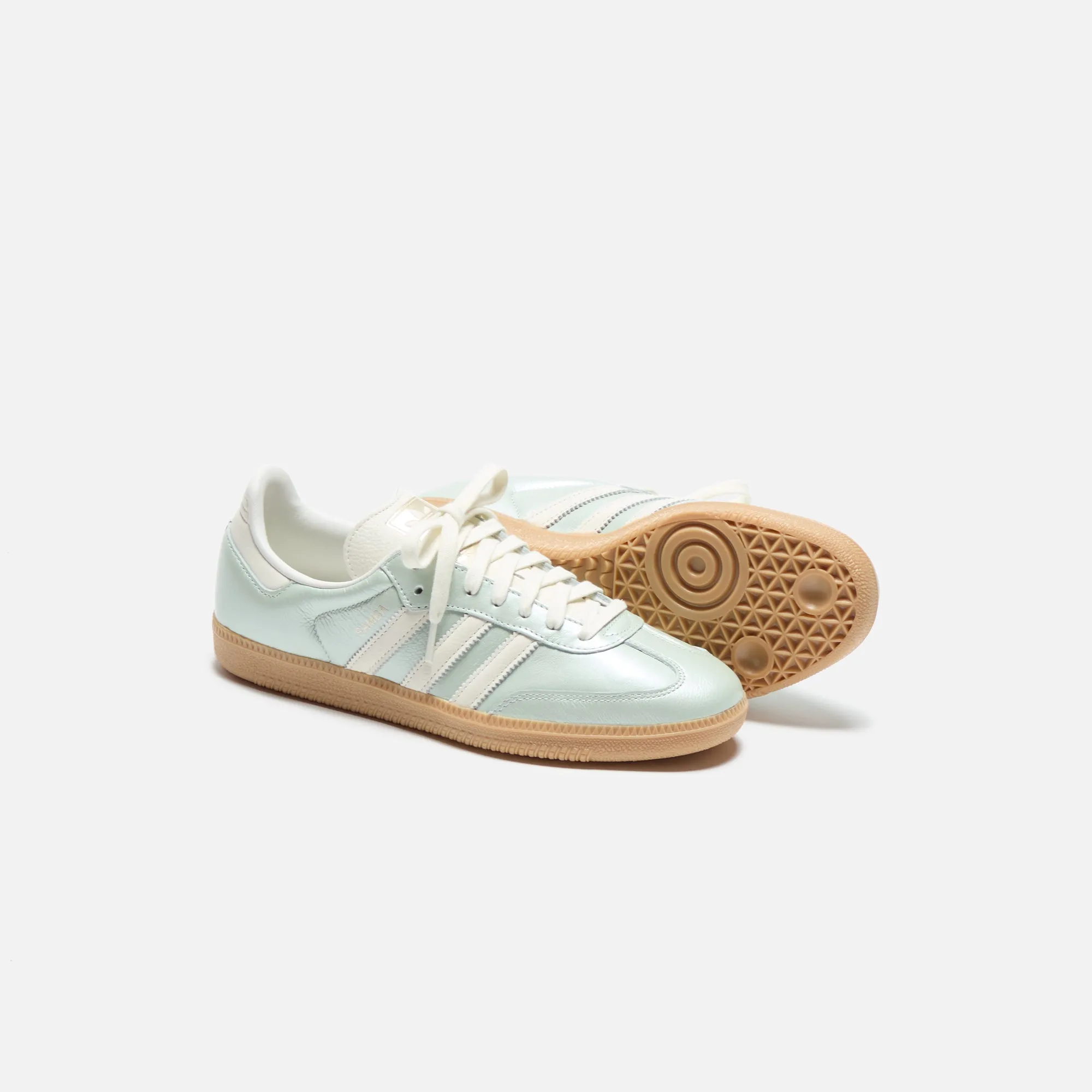 adidas WMNS Samba OG - Linen Green Metallic / Off White / Cyber Metallic All-Weather Comfort