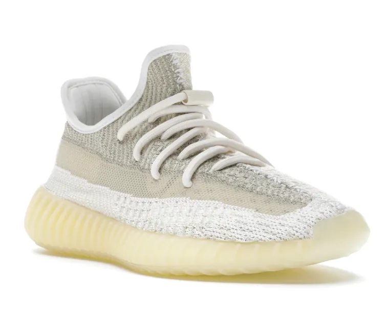 Rolling Transition Anti Static Fabric Adidas Yeezy Boost 350 V2 (Natural)