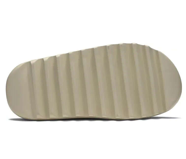 Shock Diffusing Midsole Running Track Adidas Yeezy Slide (Bone)