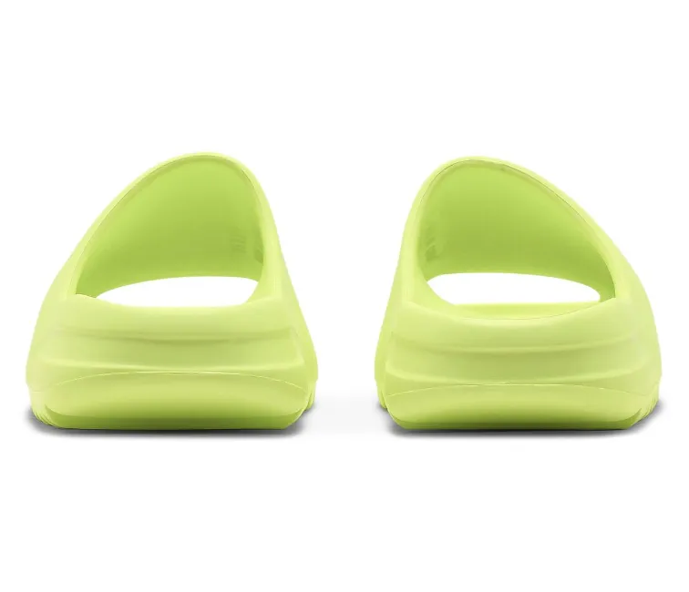 Adidas Yeezy Slide (Glow Green) Resilient Outsole Woven Upper Technology