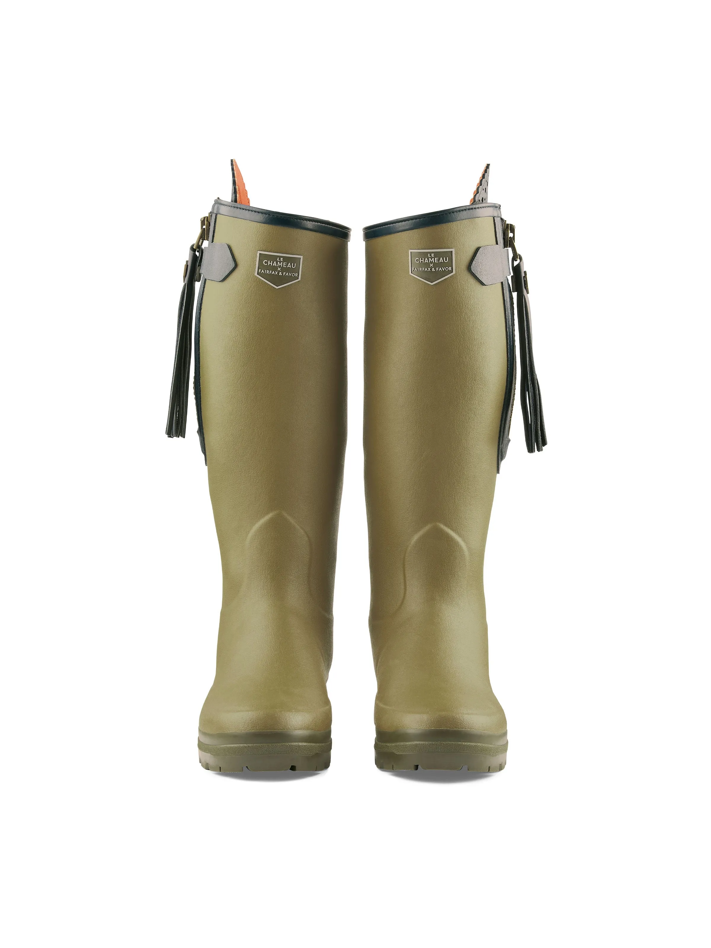 L'Alliance Neoprene Lined Wellington Boot (Regular Fit) - Vert Vierzon Rugged Built Rural Traveler