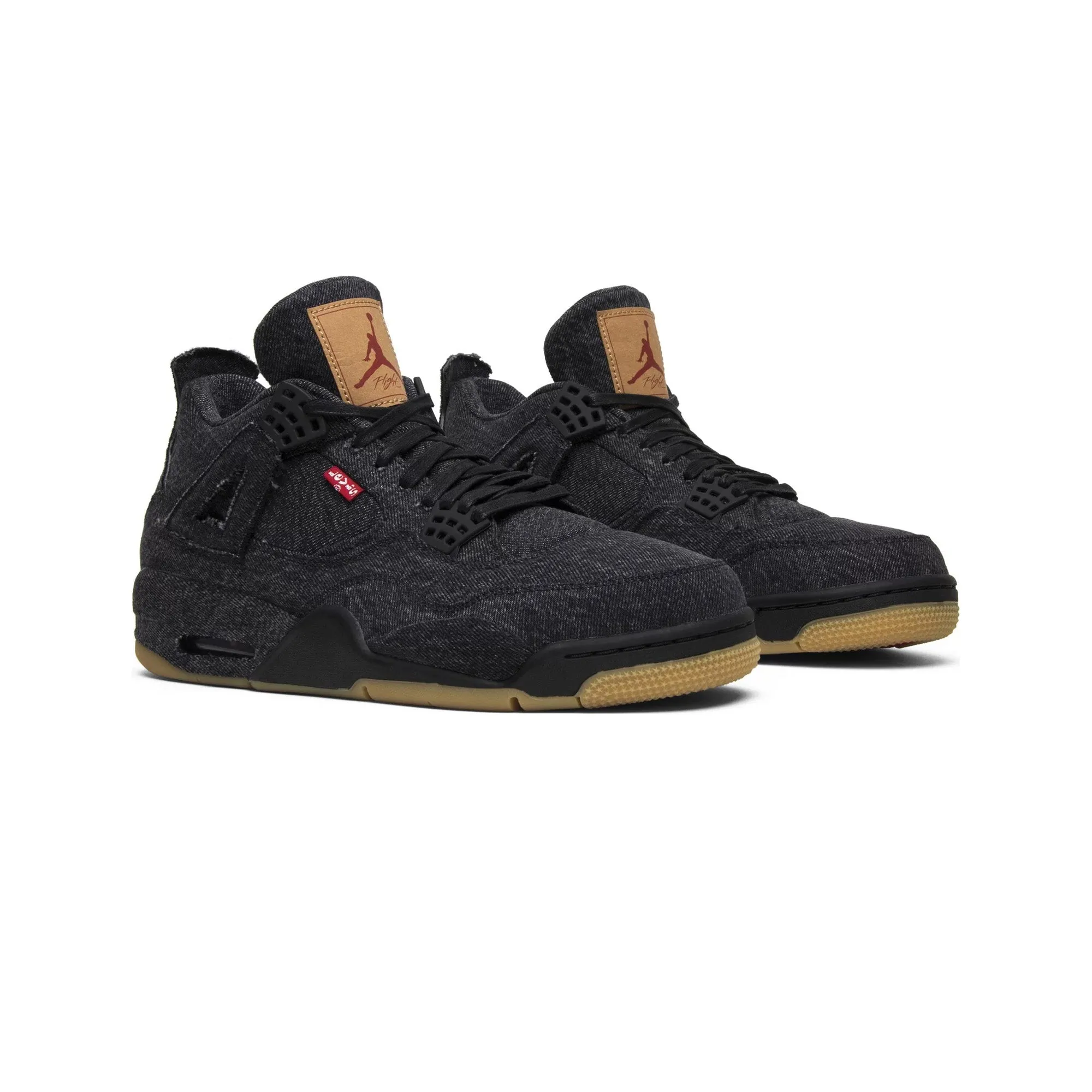 Comfort Enhancement Comfortable ankle support Air Jordan 4 x Levi's 'Black Denim' (2018)