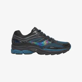 mens saucony progrid omni 9 (black glow) on the road