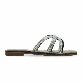 supportive shoes Work Wear Black Casual Slipper CL2102