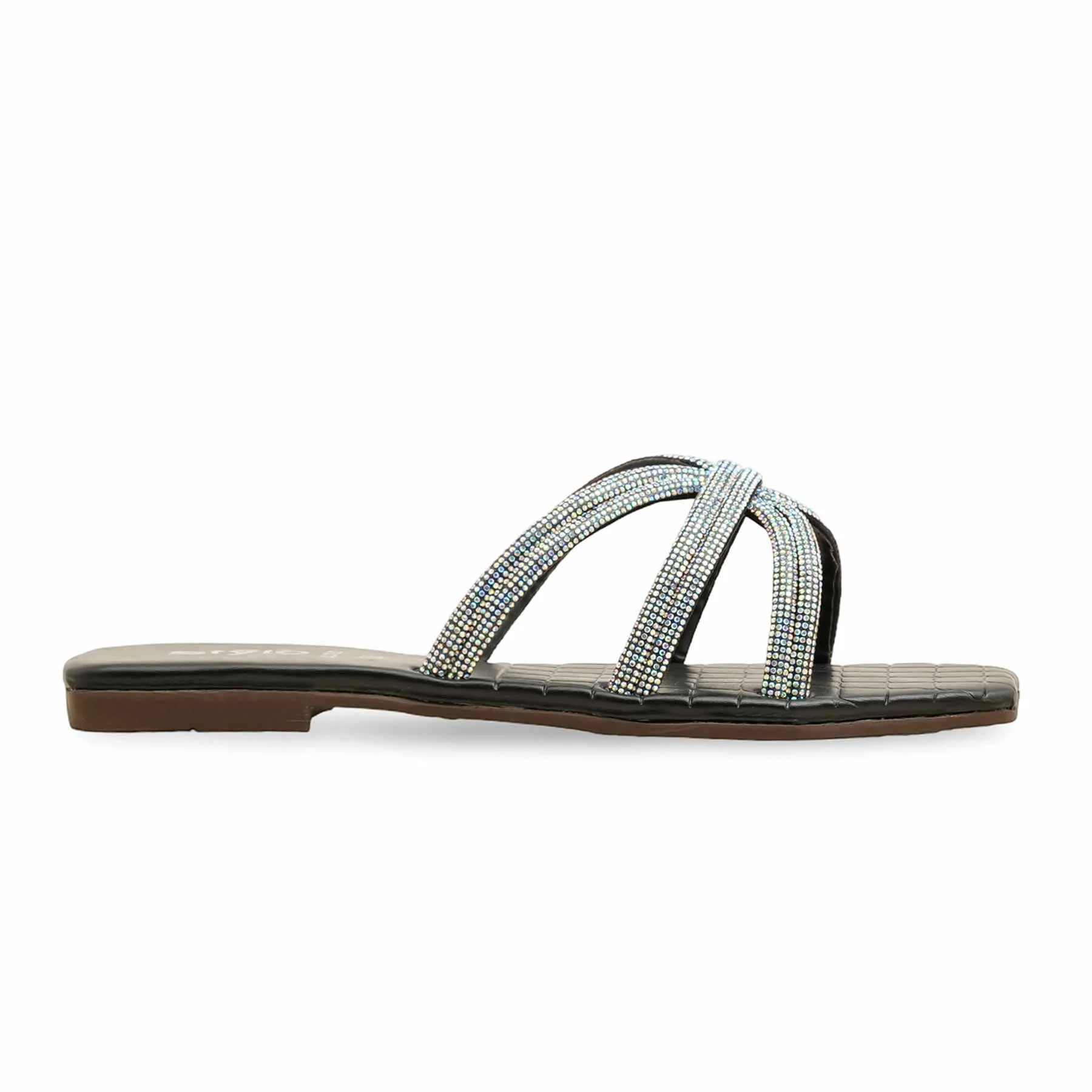 supportive shoes Work Wear Black Casual Slipper CL2102