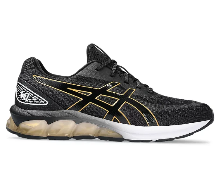 Rubberized Edges Men's Asics Gel-Quantum 180 7 (Black/Pure Gold)