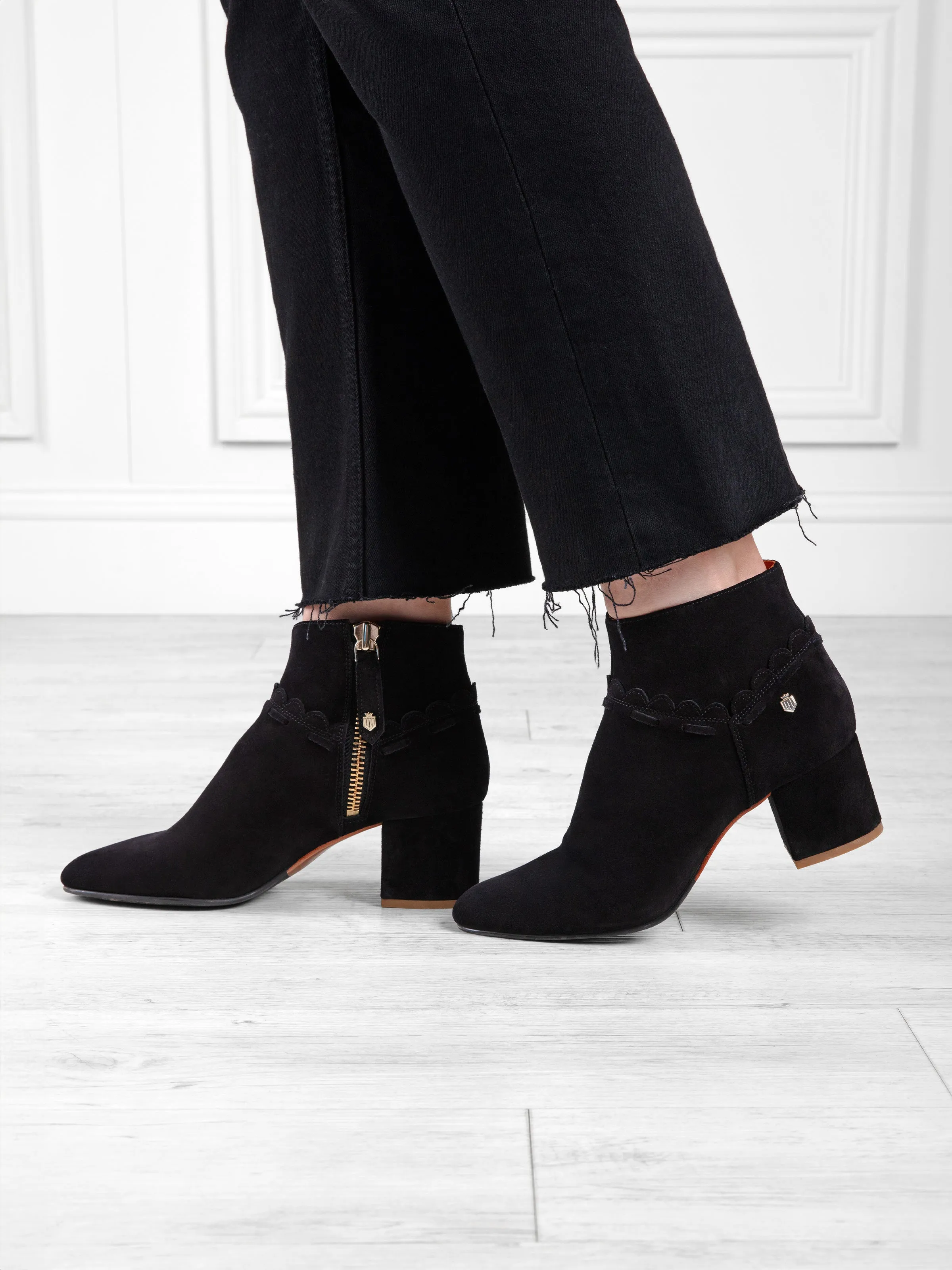 Utility Style Bakewell Ankle Boot - Black