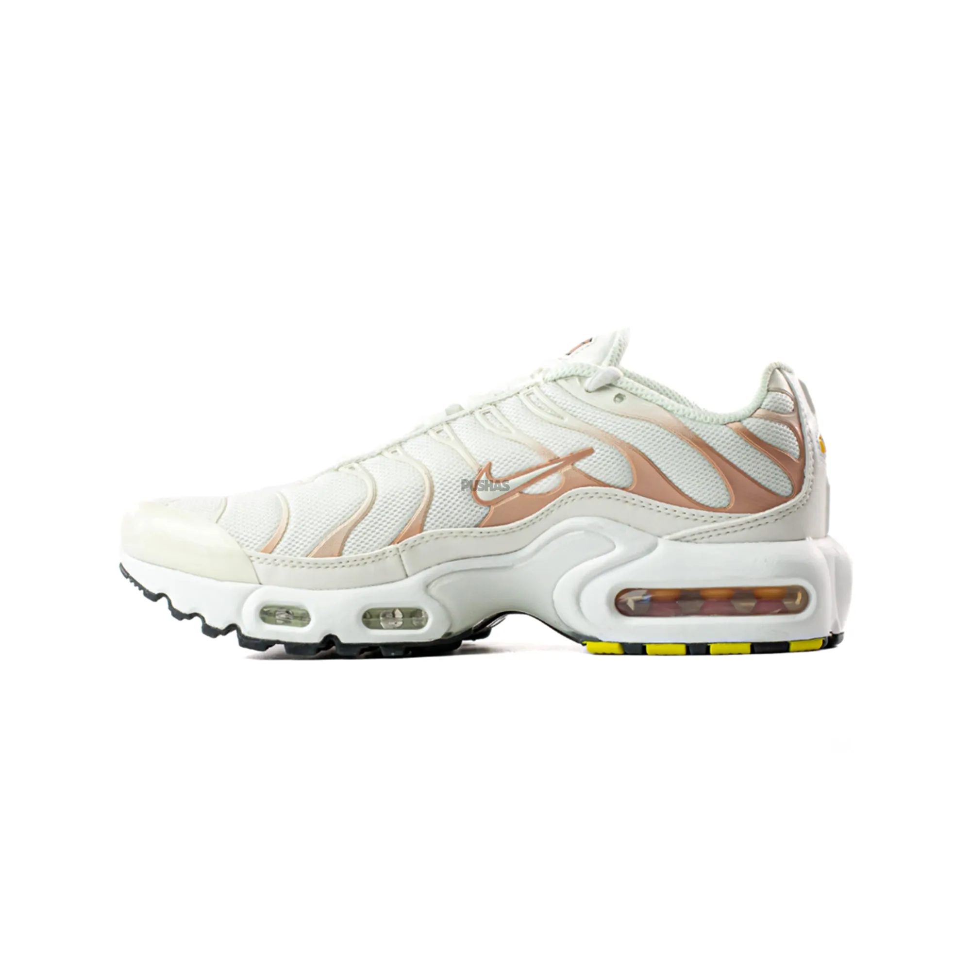 Nike Air Max Plus TN 'White Metallic Red Bronze' GS (2021) Light Grip Cushion Layer