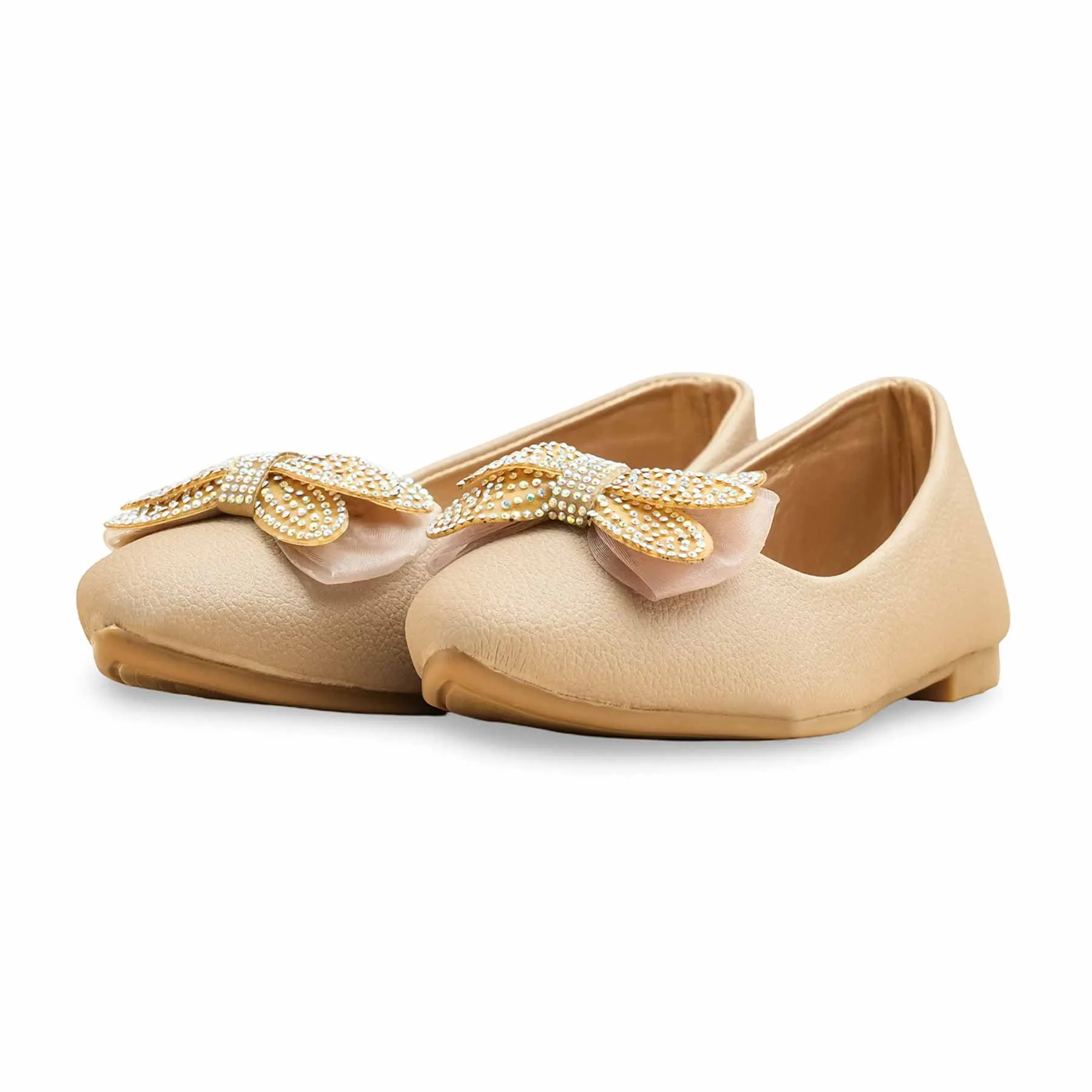 Beige Pumps WN1269 Walkable Flats