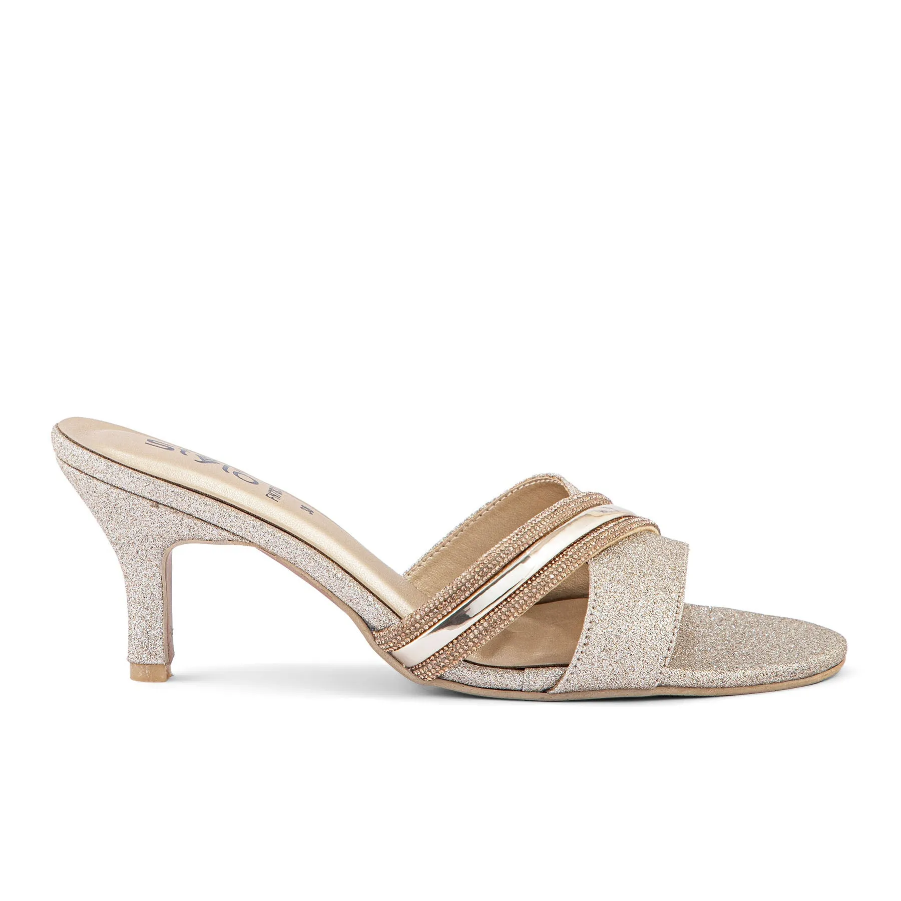 Embrace Elegance Golden Fancy Slipper FN7832