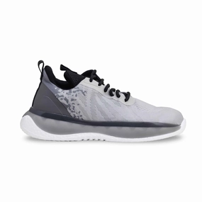 Grey Ladies Casual Sneaker AT7345 Flexible Cushioning