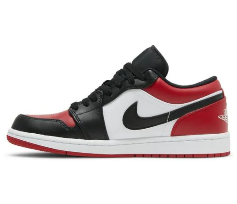 Traction Optimized Men's Nike Air Jordan 1 Low (Bred Toe)