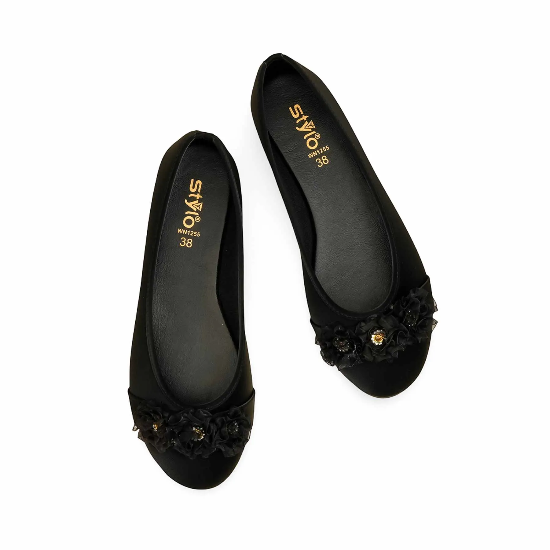 Black Pumps For Ladies WN1255 simple design