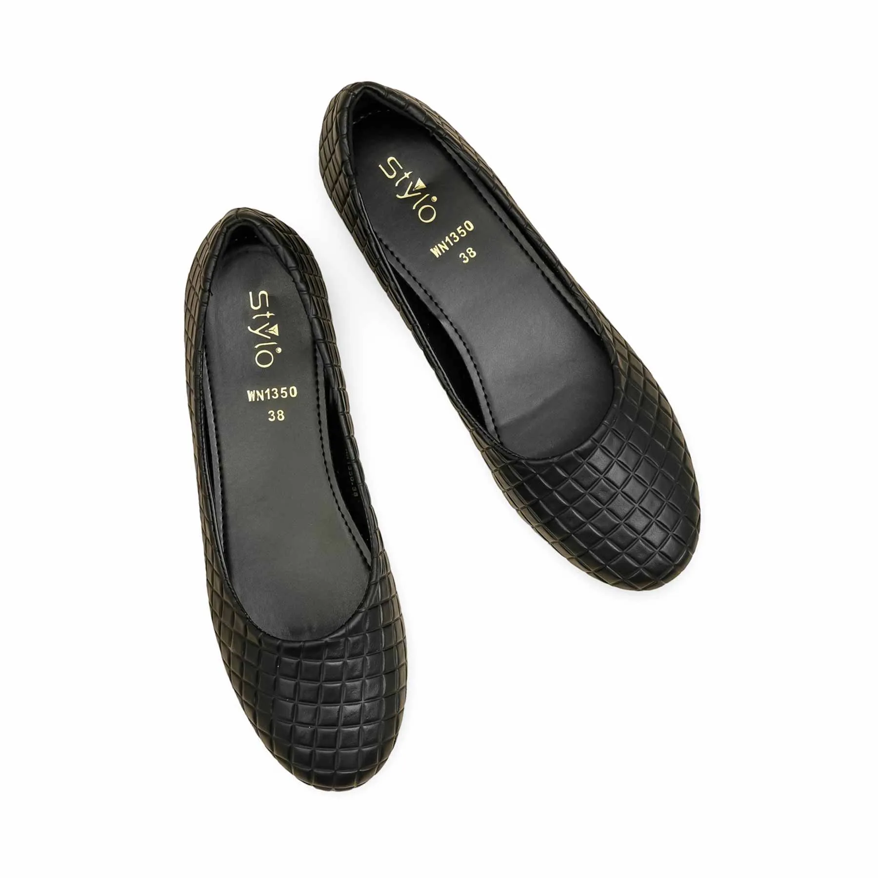 Black Women Pumps WN1350 Moon Camp Sun Deck