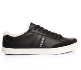 Push Power Lateral Stability Guide Men's Lacoste Coupole 0120 1 CMA Leather (Black/Off White)