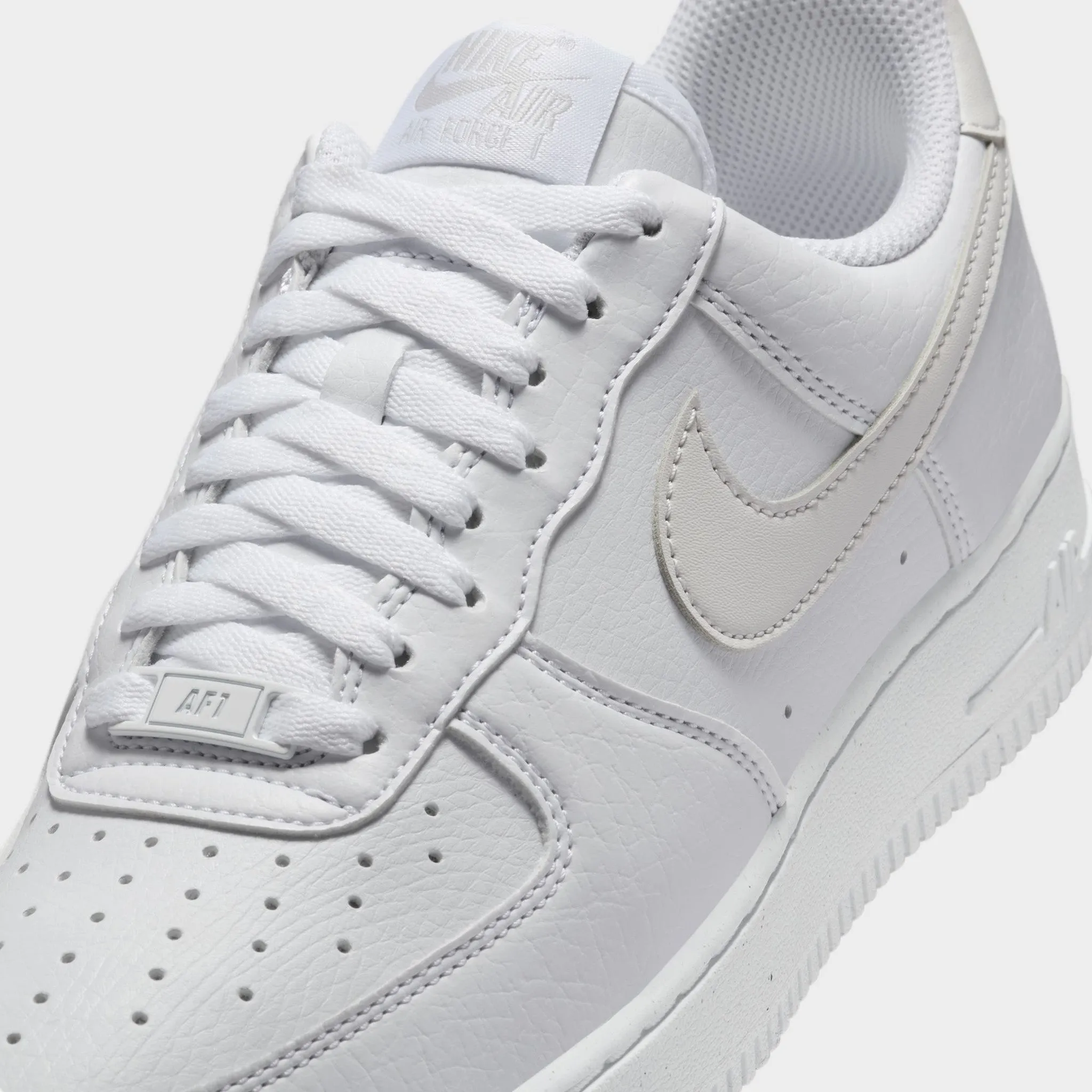 Nike Women's Air Force 1 '07 Next Nature White / Vast Grey Sock Like Fit Foam Backing