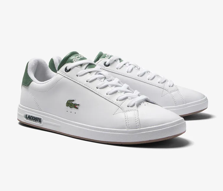 Retro-inspired performance TPU Stabilizer Men's Lacoste Graduate Pro 123 2 (White/Gum)
