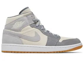 Lockdown Heel Refined fit Men's Nike Air Jordan 1 Mid SE (Coconut Milk)