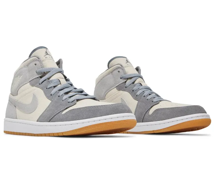 Men's Nike Air Jordan 1 Mid SE (Coconut Milk) Comfortable Arch Area Optimal ease