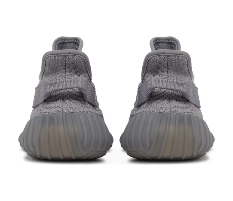 Thickened Midsole Cross Walk Adidas Yeezy Boost 350 V2 (Steel Grey)