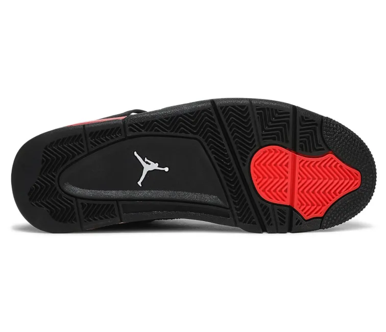 Men's Nike Air Jordan 4 Retro (Red Thunder) Subtle Tread