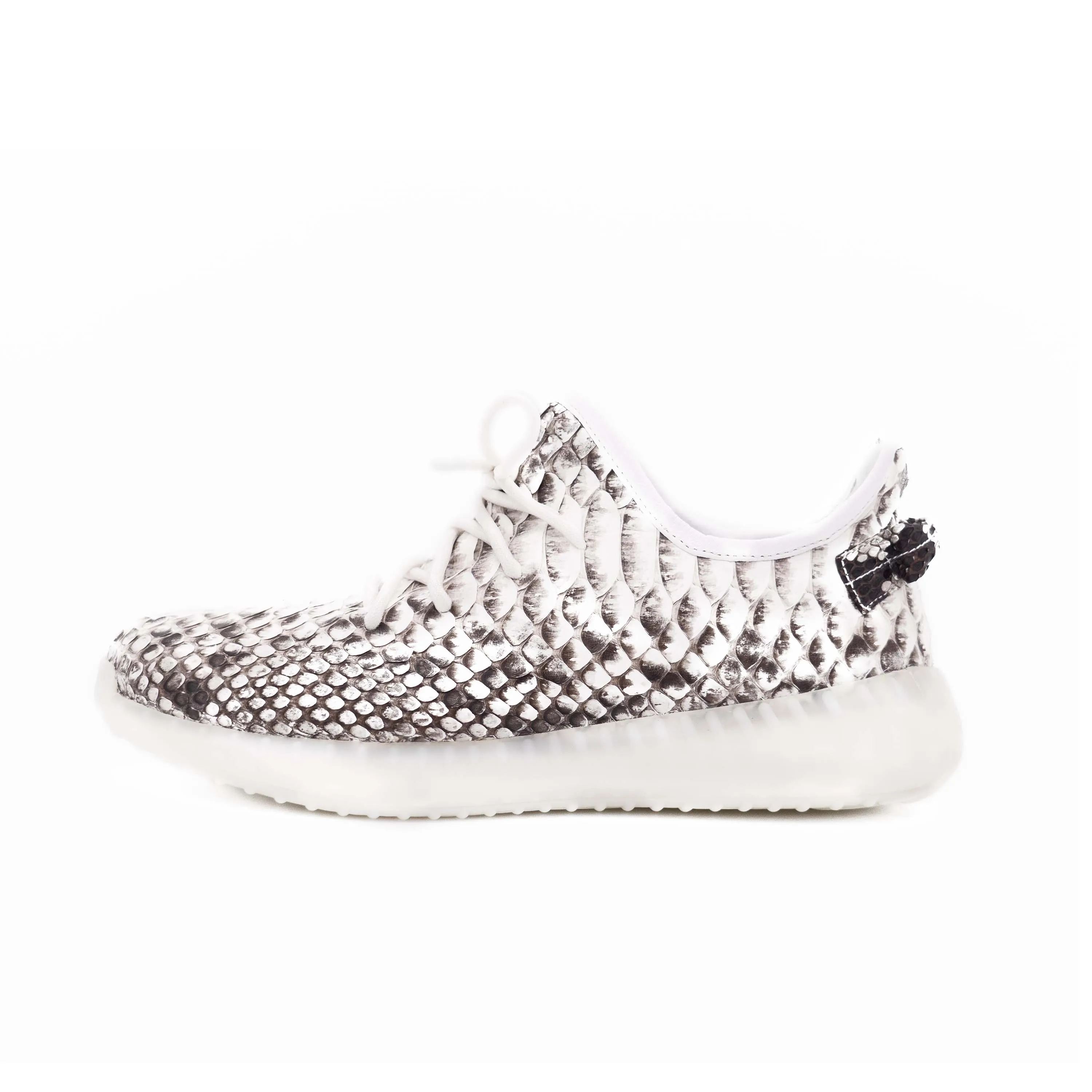 Surgeon Yeezy 350 V2 - Natural Python "Zebra" Quick Drying Technology Reinforced Eyelets Design