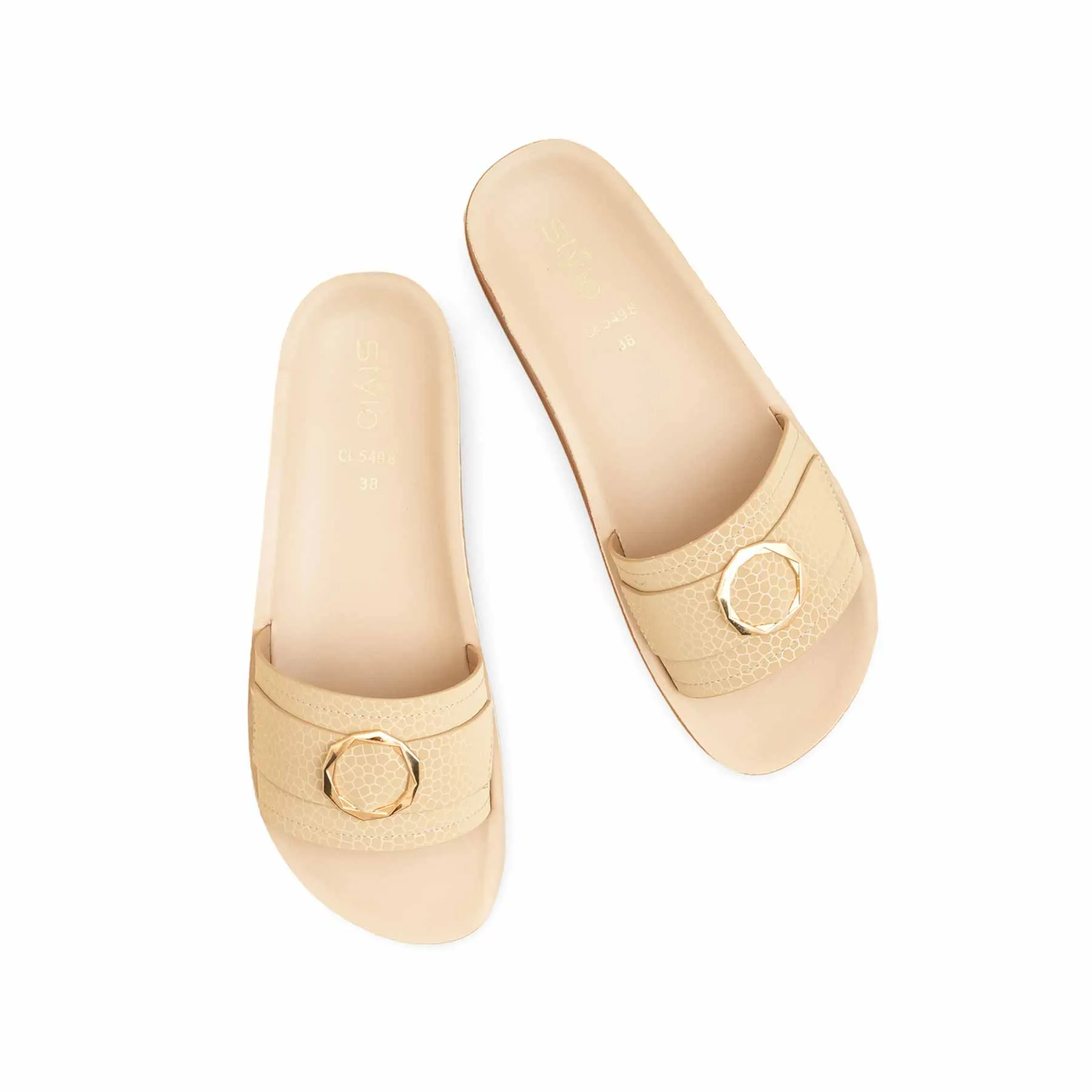 Beige Casual Softy CL5498 dancing shoes