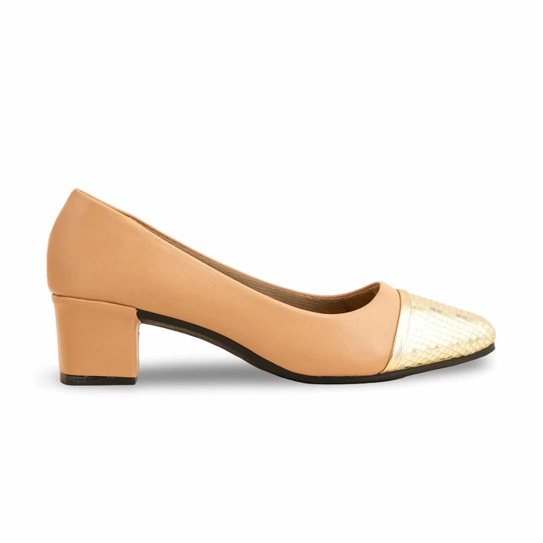 Celebrate Night Beige Court Shoes WN7478