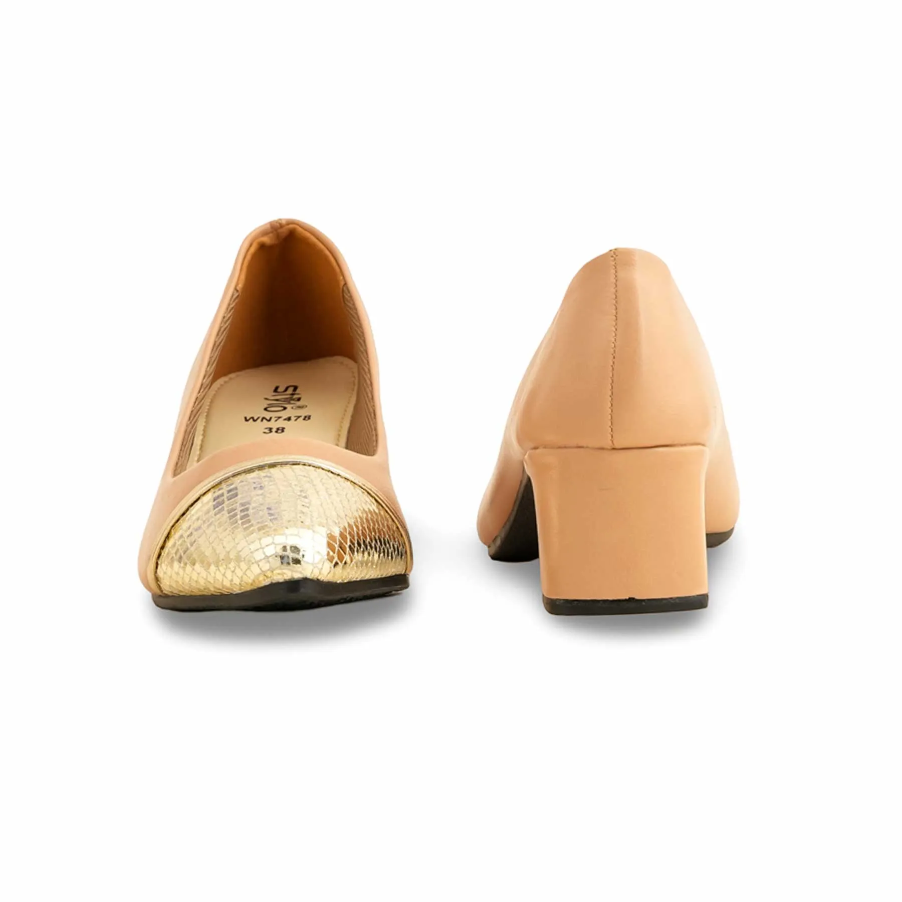 Beige Court Shoes WN7478 Deck Glow