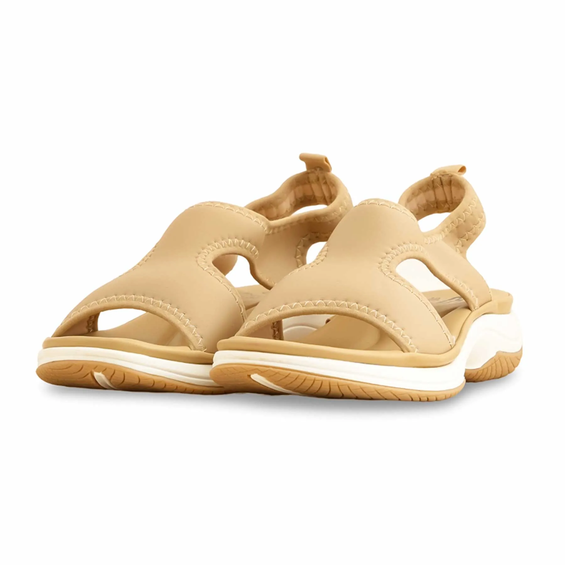Beige Formal Sandal PU0353 Soft Pad