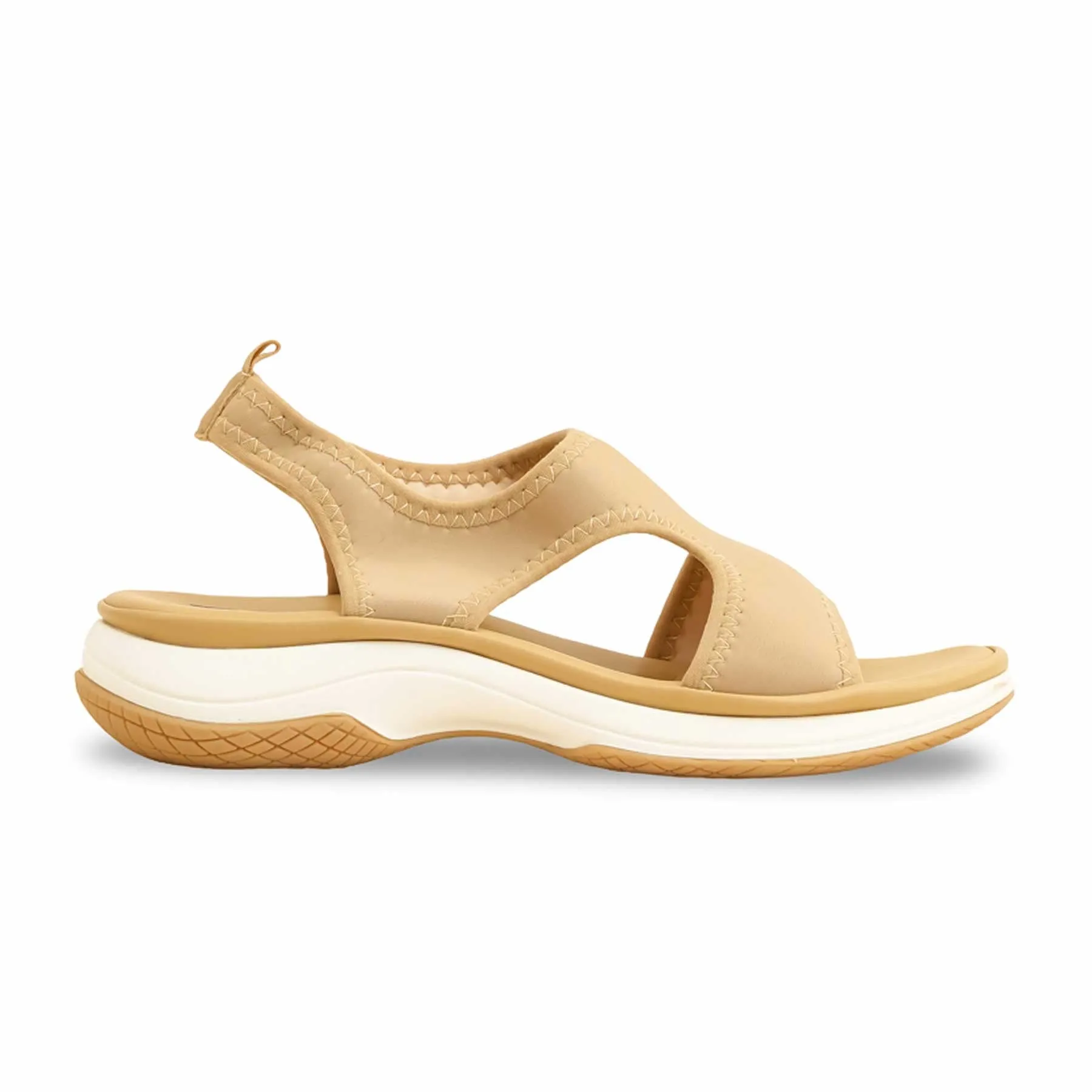 Winter Spark Walking Friendly Beige Formal Sandal PU0353