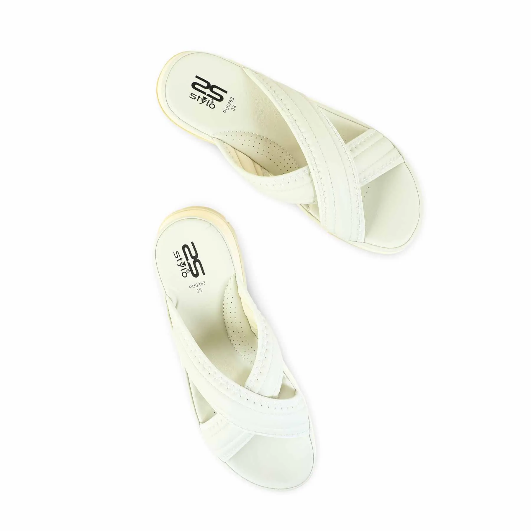 Beige Formal Slipper PU0363 Party Style