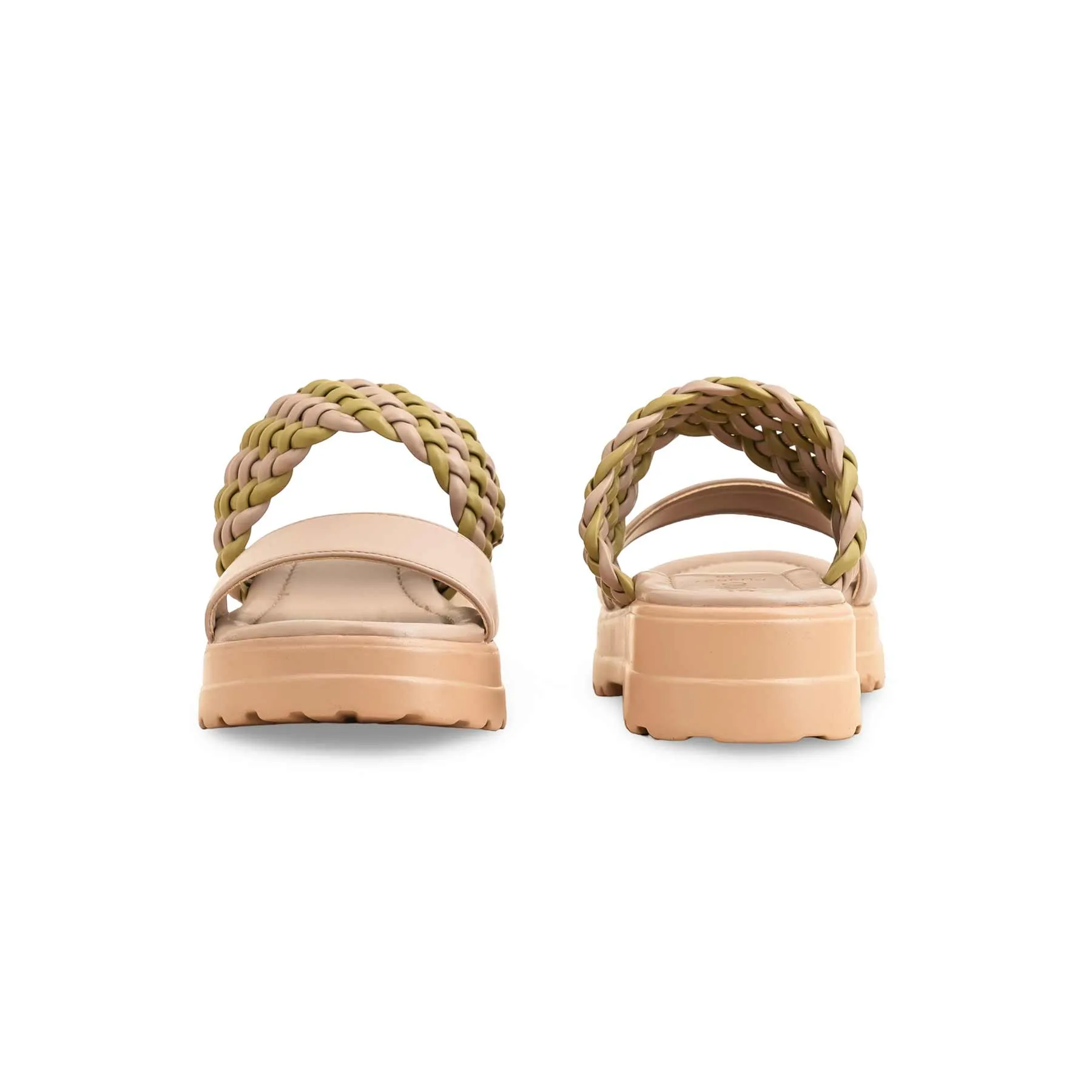 Beige Formal Slipper PU0527 Date Spark