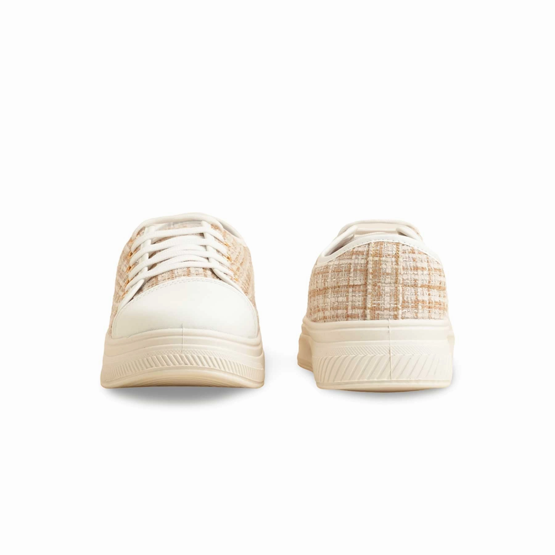 Beige Casual Sneaker For Women AT7408 Luxe sole