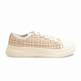 Impact Diffusion Design Weekend Sport Beige Casual Sneaker For Women AT7408