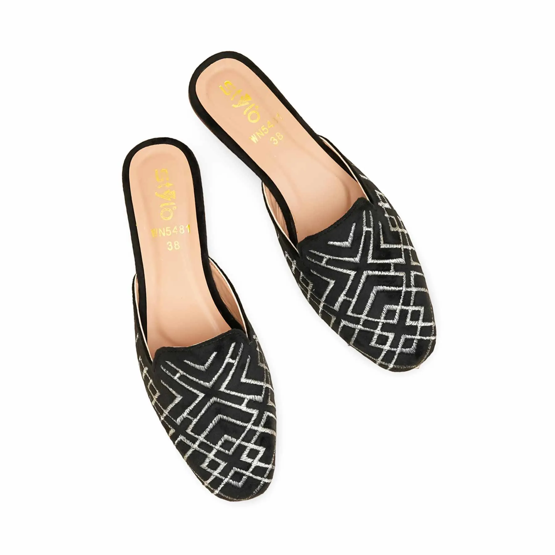 Black Back Open For Women WN5481 Comfortable Style Urban Cool