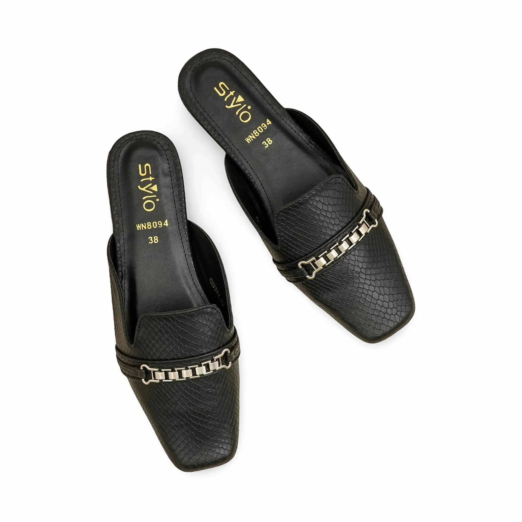 Black Back Open For Women WN8094 Street Proof