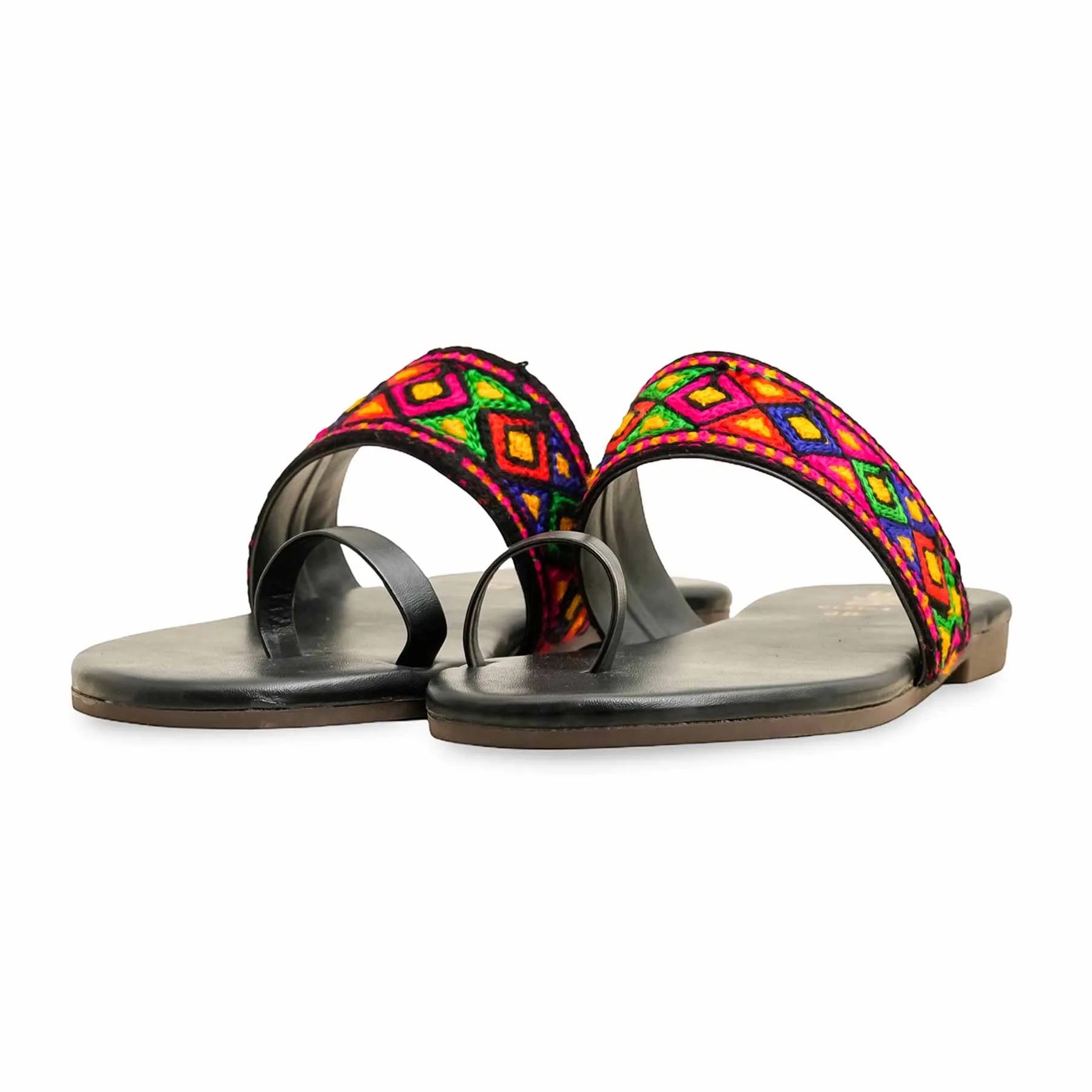 Japan Chic Black Casual Chappal For Women CL2134