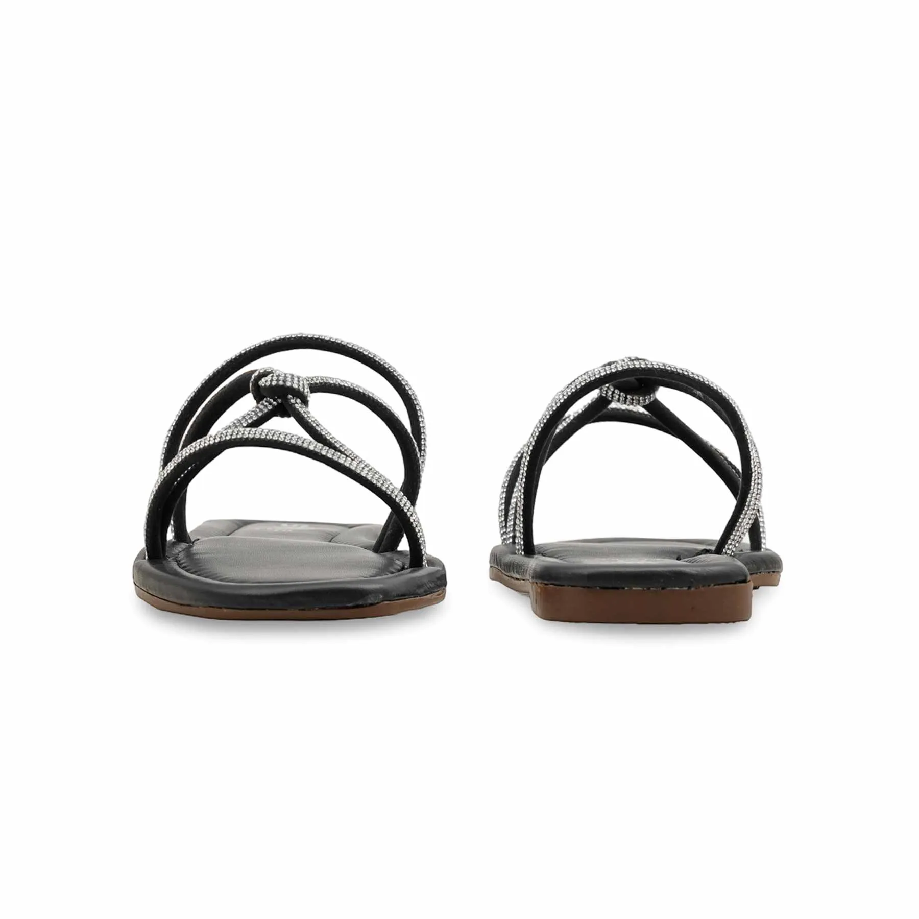 Style Run Black Casual Slipper For Ladies CL2087