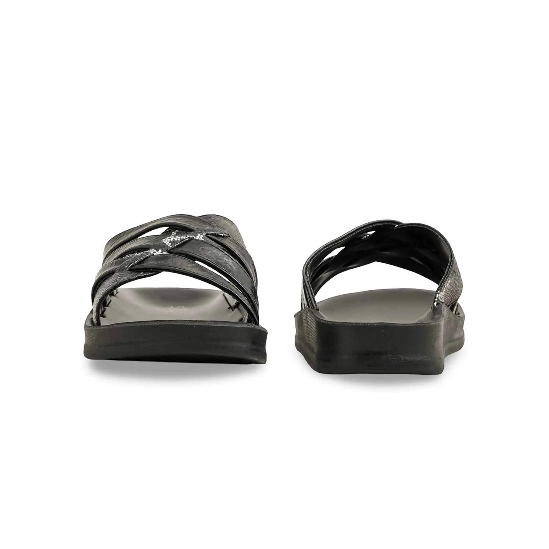 Black Casual Softy CL5499 Chic Flats Rural View