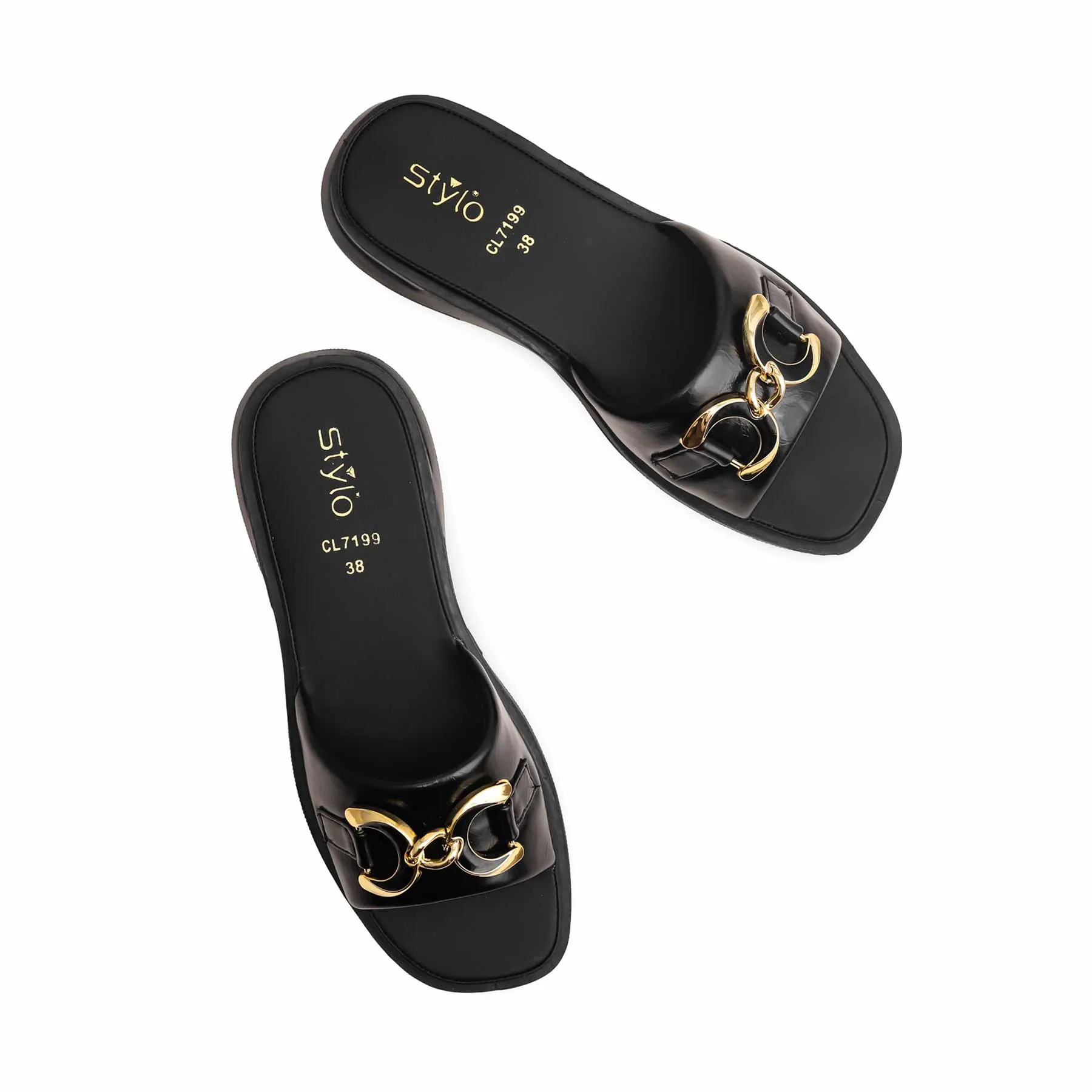 Runway Fit Brunch Time Black Casual Softy CL7199