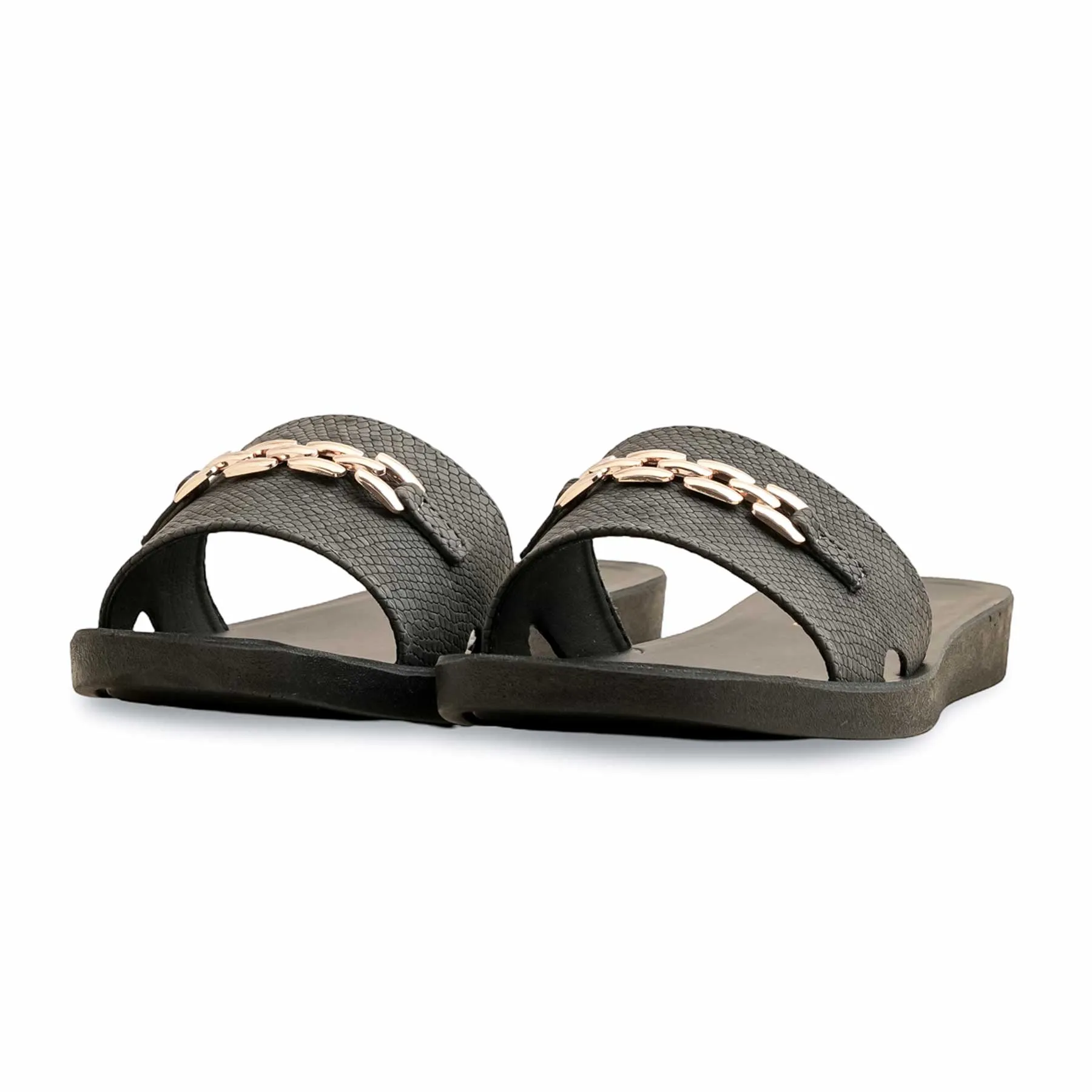 Black Casual Softy For Ladies CL5485 Barefoot feel