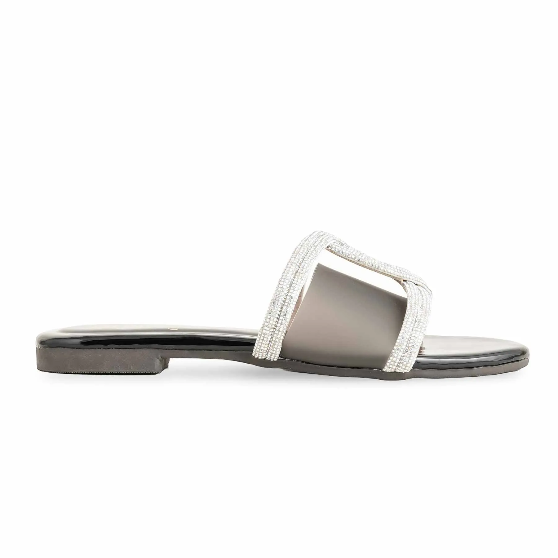 Black Casual Women Slipper CL2028 Shop Mood photo shoot